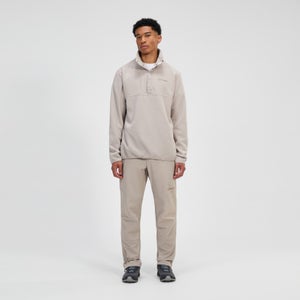 Snap-Fleece Felltop Herren-Pullover - Grau