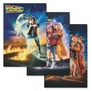 Decorsome x Back to the Future Canvas 3-pack bundle - 20" x 30"