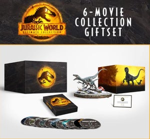 Jurassic World Ultimate Collection 6-Film Box Set Limited Edition Figurine 4K Ultra HD