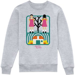 Squid Game Doll Sweatshirt - Grey