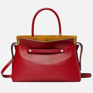 Tory Burch Mercer Textures Leather Satchel