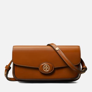 Tory Burch Robinson Spazzolato Leather Shoulder Bag
