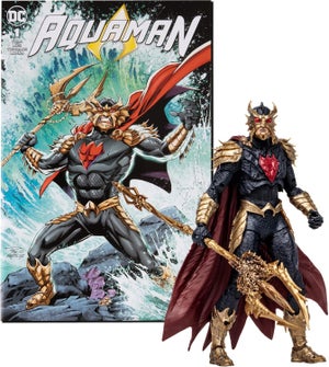McFarlane DC DIRECT 7IN FIGURE WITH COMIC - AQUAMAN WV3 - OCEAN MASTER