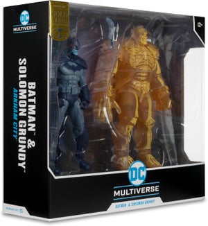 MCFARLANE DC COLLECTOR 2PK - BATMAN AND SOLOMON GRUNDY (ARKHAM CITY)(GOLD LABEL)