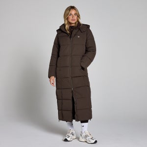 MP Women's Maxi Padded Puffer Jacket - Chocolate