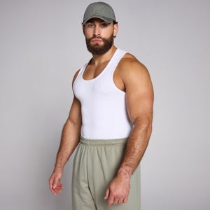 MP Men's Origin Ribbed Muscle Fit Tank - White