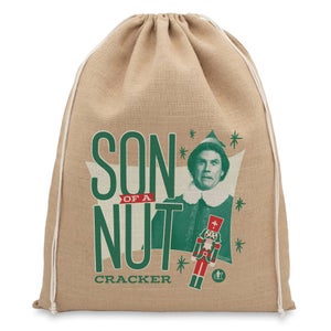 Elf Son Of A Nut Cracker Christmas Santa Sack