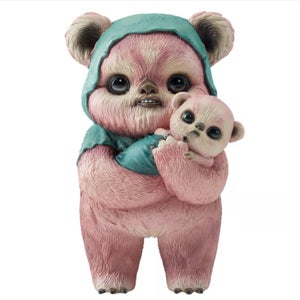 Sideshow Star Wars Ewok Designer Statue Pink Edition