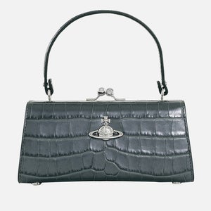 Vivienne Westwood Doll XL Croc-Effect Leather Frame Purse