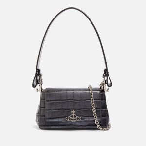Vivienne Westwood Hazel Leather Croc-Effect Handbag