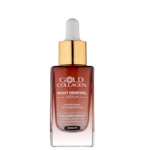 Gold Collagen Skincare Night Renewal Wrinkle Repair Skin Regenerating Serum 30ml