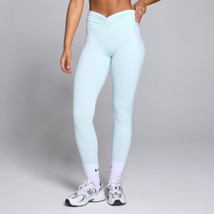 MP Women's Tempo Ruched Front Leggings - Baby Blue