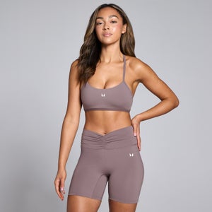 MP Women's Tempo Strappy Back Sports Bra  - Mocha