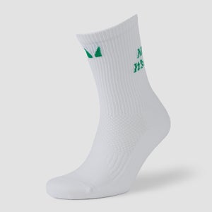 MP Graphic Running Socks - White