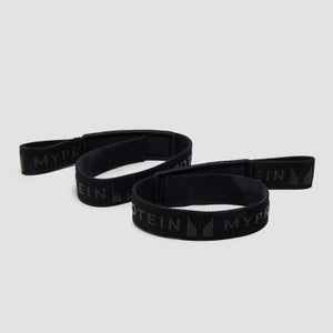 Myprotein Silicone Gripped Lifting Straps - Black