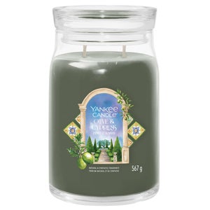 Yankee Candle Hello Italy! Signature Large Jar Olive & Cypress