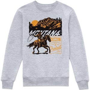 Yellowstone Montana USA Sweatshirt - Grey