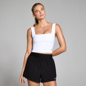 MP Women's Active Square Neck Vest - White