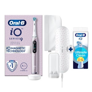 Oral-B iO 9 Special Edition Elektrische Tandenborstel Roze + 4 Opzetborstels