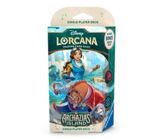 Disney Lorcana Trading Card Game Archazia's Island Ruby & Sapphire Starter Deck