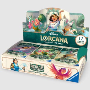 Disney Lorcana Trading Card Game Archazia's Island Booster Pack CDU (24 Packs)