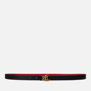 Lauren Ralph Lauren Leather Reversible 20 Skinny Belt
