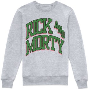 Rick and Morty Varsity Sweatshirt - Grey