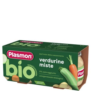 Plasmon Omogeneizzato Biologico Verdurine Miste 6 x 80g