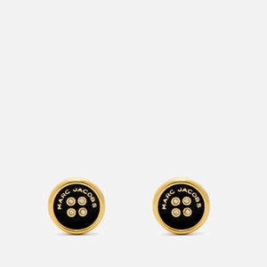 Marc Jacobs Button Gold-Plated Stud Earrings