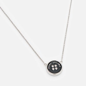 Marc Jacobs Button Silver-Plated Pendant Necklace