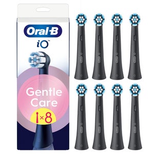 Oral-B iO Series Gentle Care Zwart, Originele opzetborstels, voor gevoelig tandvlees, 8