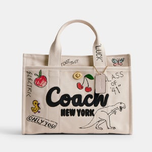 Coach Sketch Print Cargo Canvas Tote Bag