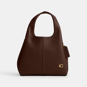 Coach Lana 23 Pebble-Grain Leather Shoulder Bag