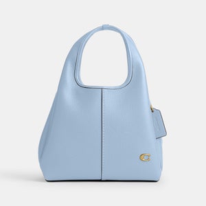 Coach Lana 23 Pebble-Grain Leather Shoulder Bag