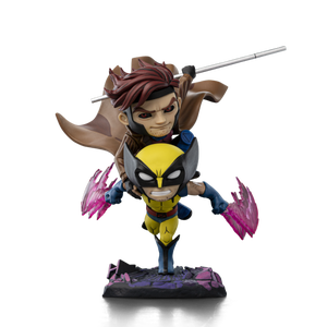 Iron Studios Gambit and Wolverine X-Men '97 Special Size MiniCo Figure
