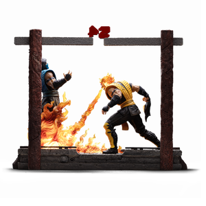 Iron Studios Mortal Kombat Scorpion Fatality Deluxe Art Scale 1/10 Statue