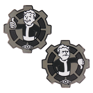 Fallout Decision Coin (Black & White)