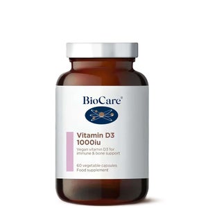 BioCare Immune Supporting Supplements Vitamin D3 1000iu x 60 Capsules
