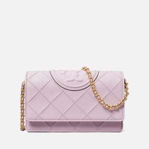 Tory Burch Fleming Soft Leather Chain Wallet