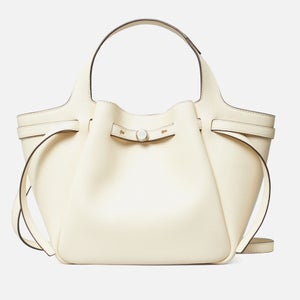 Tory Burch Romy Pebble-Grain Leather Satchel