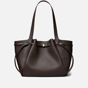 Tory Burch Romy Pebble-Grain Leather Tote Bag