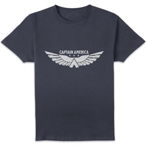 Marvel Captain America Brave New World Wing Logo Unisex T-Shirt - Navy