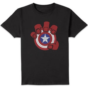 Marvel Captain America Brave New World Red Hulk Logo Unisex T-Shirt - Black