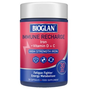 Bioglan Immune Recharge Fatigue Fighter Energy Metabolism x 30 Capsules