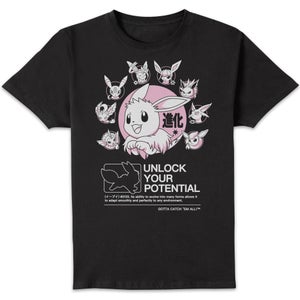 Pokémon Circle Of Eevee Evolutions Unisex T-Shirt - Black