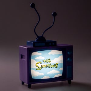 The Simpsons TV Lamp