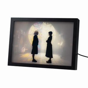 Wednesday LED Framed Print