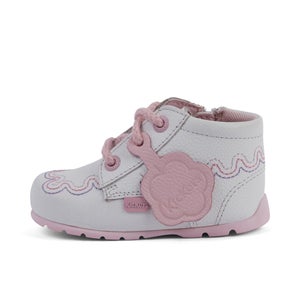 Baby Kick Hi Wave Leather White