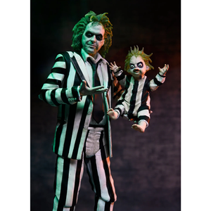 NECA - BEETLEJUICE BEETLEJUICE "STRIPED SUIT" BEETLEJUICE ULTIMATE 7 INCH SCALE ACTION FIGURE