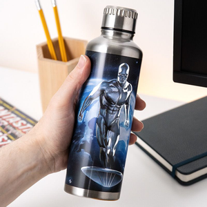 Fantastic Four Silver Surfer Metal Water Bottle